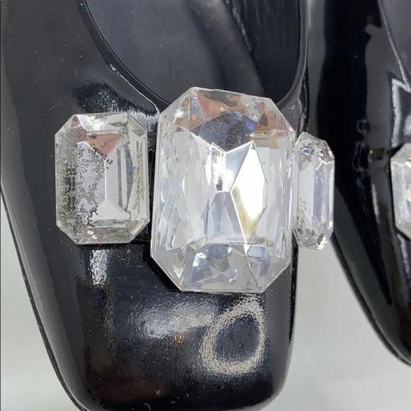 Stuart Weitzman Sz 6.5 Black Patent Leather Shoes - Picture 5 of 9